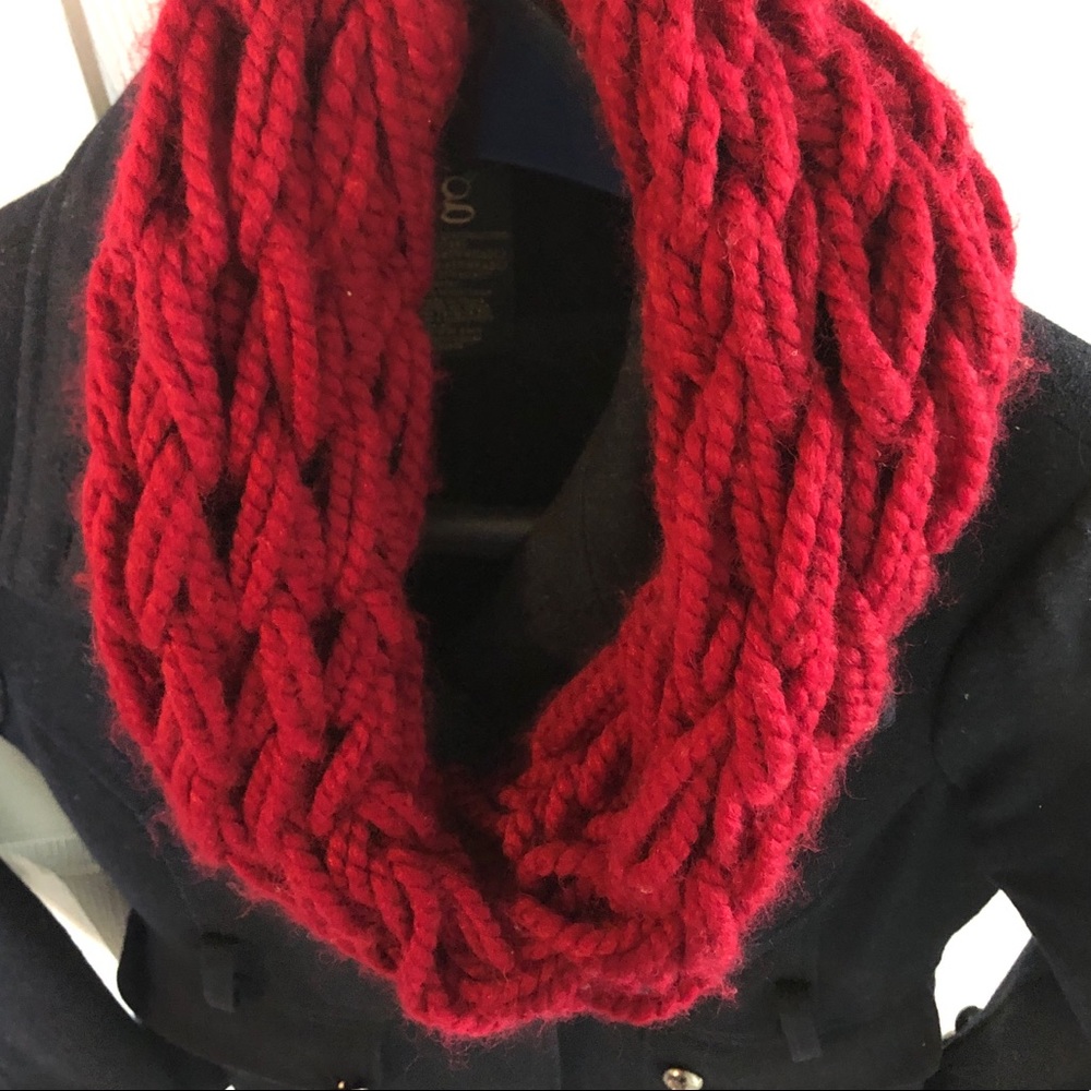 Handmade infinity scarf
